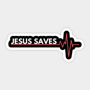 Jesus Saves Sticker